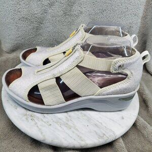 Bzees Shoes Womens Size 9 Duet Gray Sandals With Arch Support